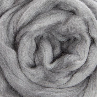Merino Wool Top — Storm, By the Pound