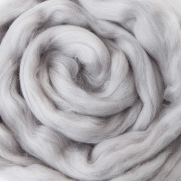 Merino Wool Top — Cloud, By the Pound