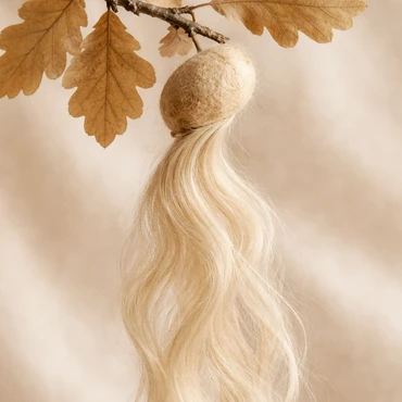 Tussah Silk Roving, By the Ounce, Natural