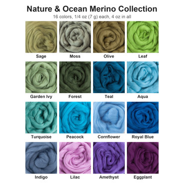 Nature & Ocean Merino Collection, 16 colors
