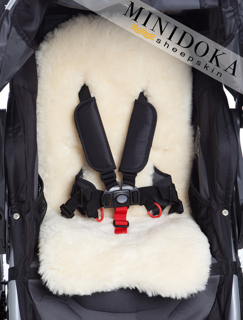 sheepskin stroller liner