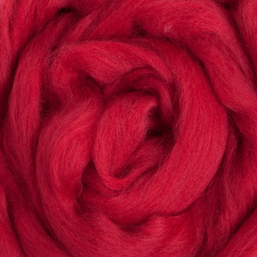 Merino Wool Top — Cinnabar, By the Pound