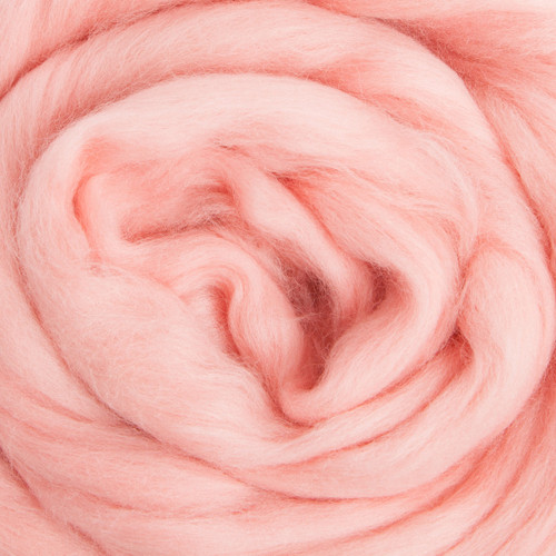 Merino Wool Top — Salmon, By the Pound