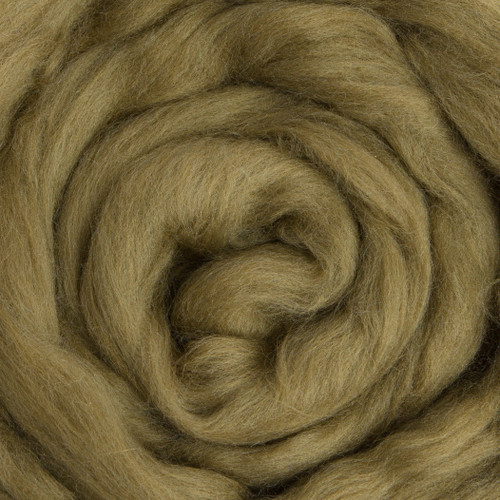 Merino Wool Top — Olive, By the Pound