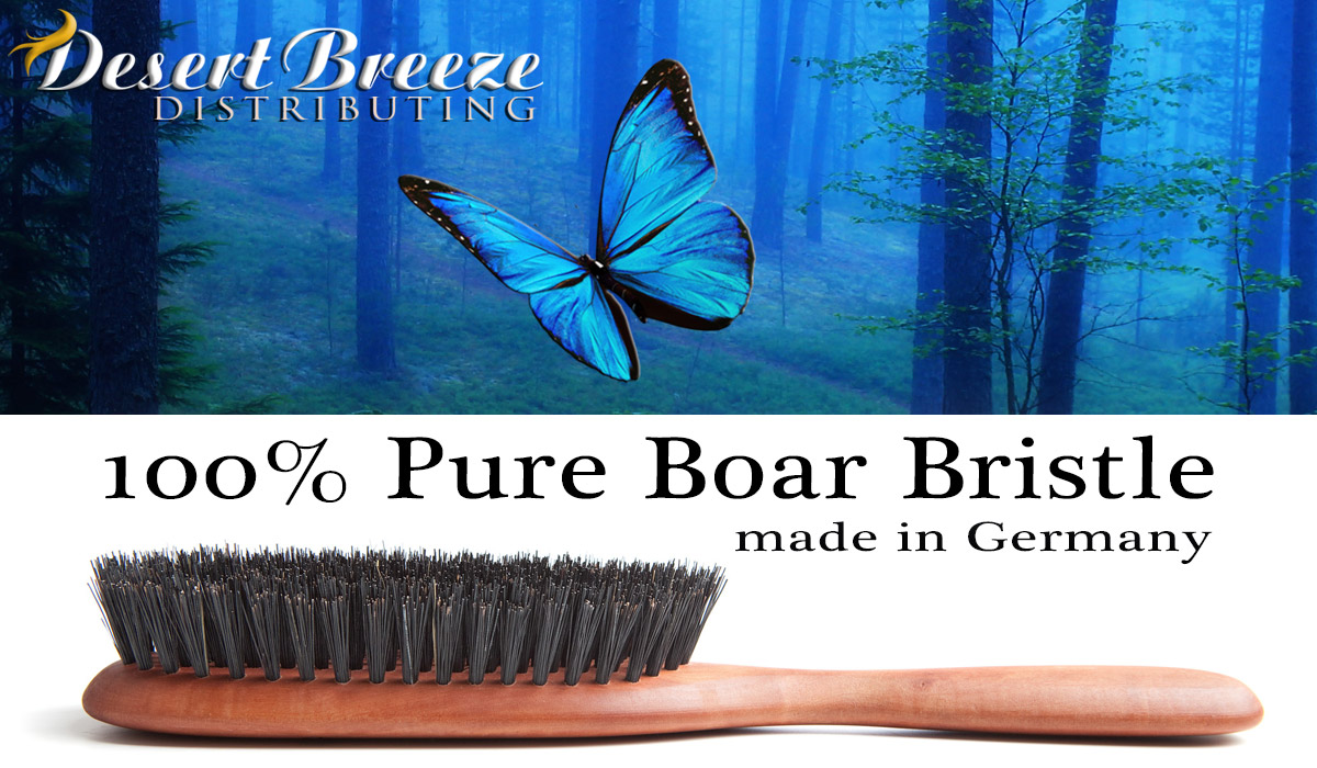 Discounted Pure 1st Cut Boar Bristle and Pearwood Hairbrush made