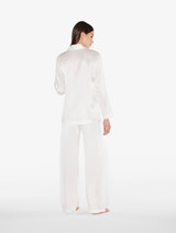 Pyjama in Weiß aus Seide_2