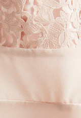 Shirt in Rosa aus Seide mit Makramee-Frastaglio_4