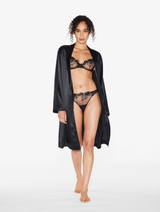 Brazilslip in Schwarz aus Lycra® und besticktem Tüll_3