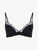 Bralette in Onyx mit besticktem Tüll_0