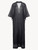 Kaftan in Schwarz mit Perlenstickerei_0