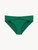 Bikinislip in Grün mit drapierter Taille_0