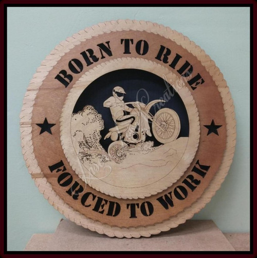 Basketball I'd Rather Be Playing Laser Cut 3D Wood Wall Tribute Plaque 11¼"