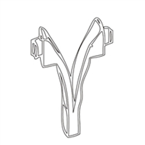 v-shape spring pin