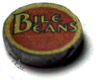 Bile Beans Tablets Tin ~ Dolls House Miniature - Miniature Medicine ~ 12th Scale