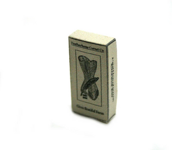Feather Bone Corset Box - Dolls House Miniature - 12th Scale