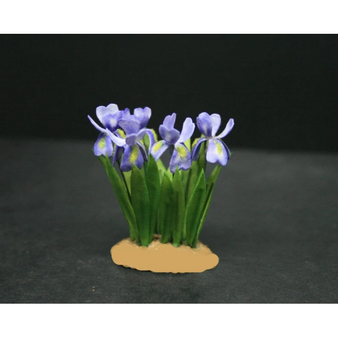 MTO - OOAK Bearded Iris ~ Dolls House Miniatures ~ 12th Scale ~ Cold Porcelain Flowers-Miniature Flower- Jennifer Khan
