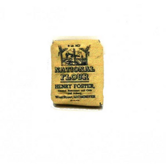 National Flour Packet Dolls House Miniature - 12th Scale