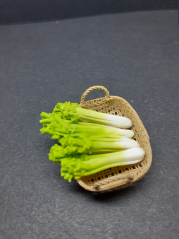 MTO -Basket of Celery  -12th scale Food - Made by Jennifer Khan