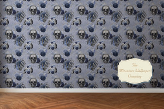 Skulls With Blue