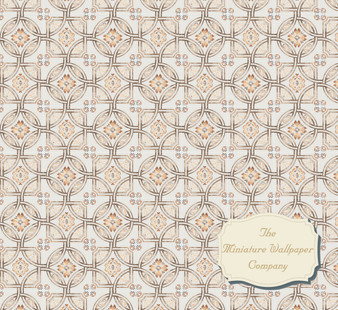 Beige Ceramic Geometric Floor Tile