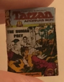 Miniature Comic Book -Tarzan- 1:12 scale miniature