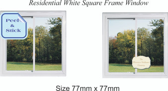 Residental Square Glass Window