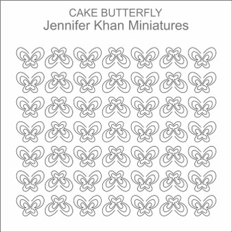 Cake Butterfly Laser Cut Flower Sheets