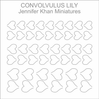 Convolvulus Lily Laser Cut Flower Sheets
