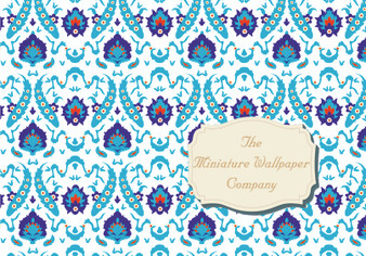 Blue Arts & Crafts Wallpaper
