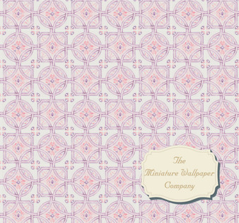 Pale Pink Ceramic Floor Tile Geometric