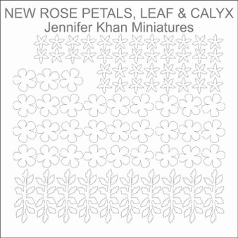 New Rose Petals, Leaf & Clayx Laser Cut Flower Sheets