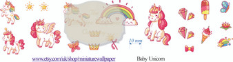 Baby unicorn Decals