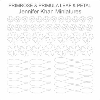 Primrose & Primula Leaf & Petal  Laser Cut Flower Sheets