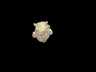 Octopus Flower Pot - Miniature 3D printing - 12th Saale - Dollhouse 3D - Miniature Flower Pot