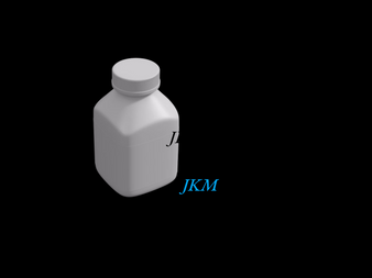 Small Rounded Bottle