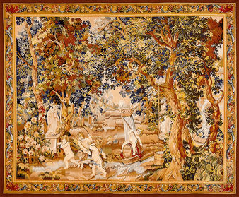 Lourdess Tapestry - Sizes For All Scales Available - Custom Sizes Available - Miniature Rugs - Dollhouse Rugs