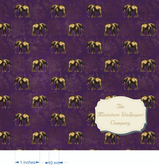 Circus Elephants Purple