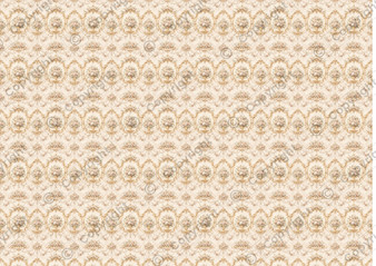 French Floral Rococo Dollhouse Miniature Wallpaper - All Scales Available - Self Adhesive And Fabrics - Miniature