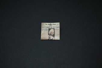 Miniature Newspaper 8 -1:12 scale miniature