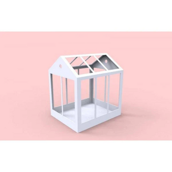 Mini Greenhouse Kit - Style 1 - Dolls House Miniatures - 12th Scale - Laser Kits
