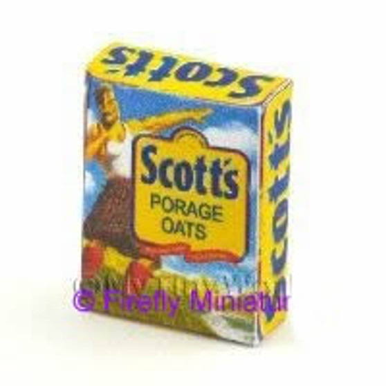 Scott's Porage Oats Pack - Miniature Food Pack - 12th Scale