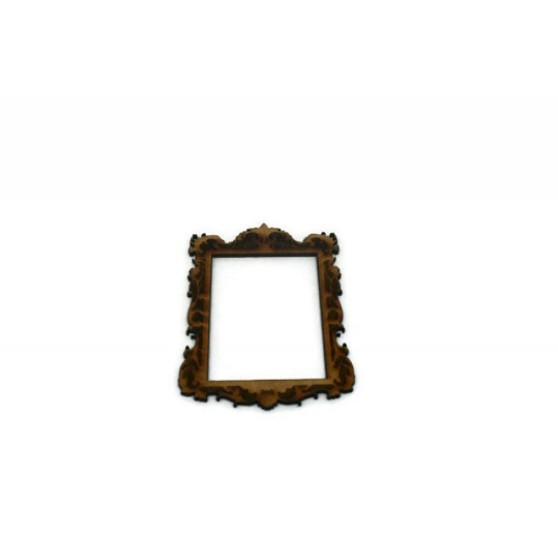 Georgian Style Engraved Photo Frame - STyle 1 - 12th Scale - Dolls House Miniature - 12th Scale ~ Laser Cut Kits