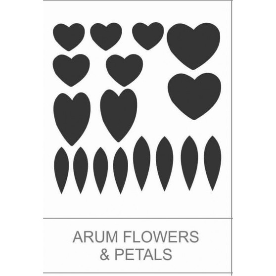 Arum Blossom and Leaves Cutter
