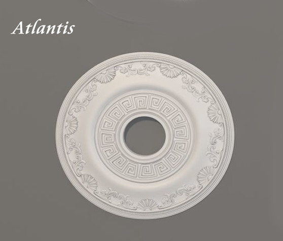 Atlantis Ceiling Rose - Dollhouse Miniature