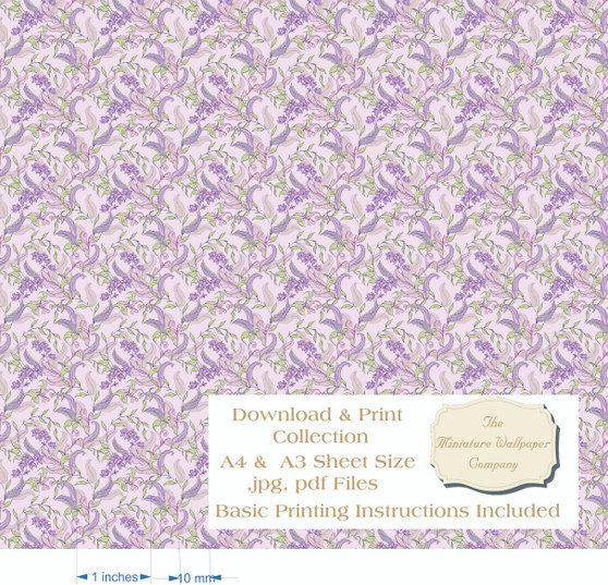Handrawn Lilac Florals Download