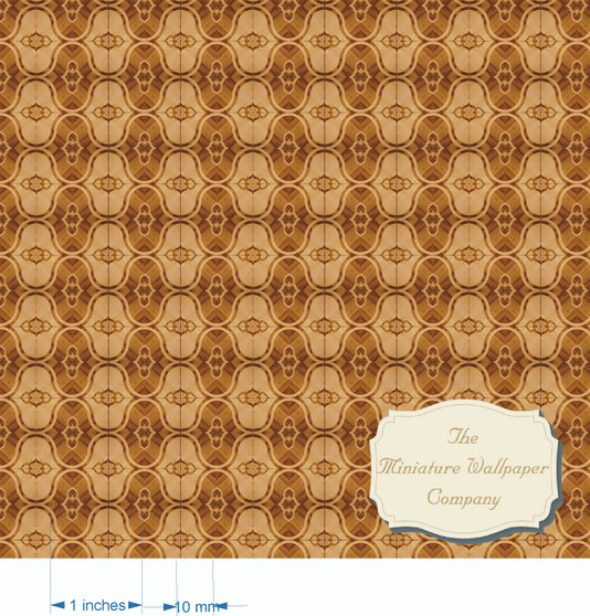 Ornate Two Tone Parquet Flooring