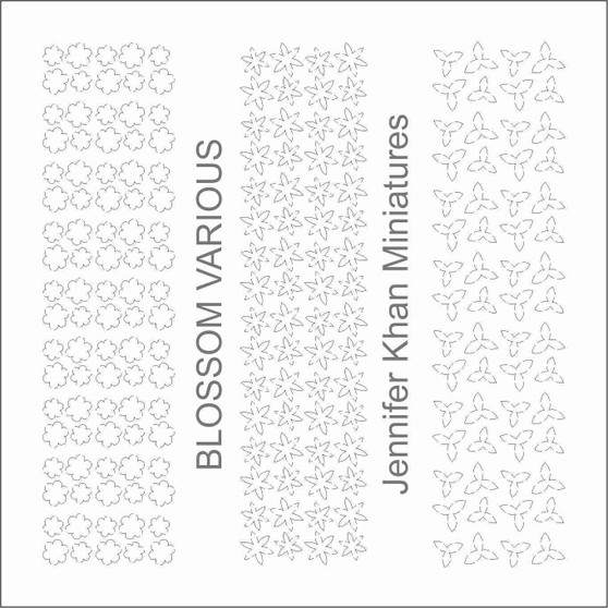 Blossom Various 2 Laser Cut Flower Sheets