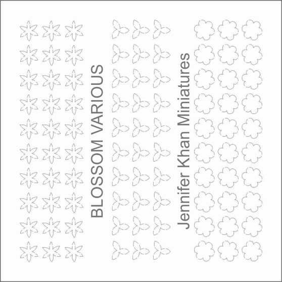 Blossom Various  Laser Cut Flower Sheets