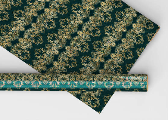 Victorian Lace Teal