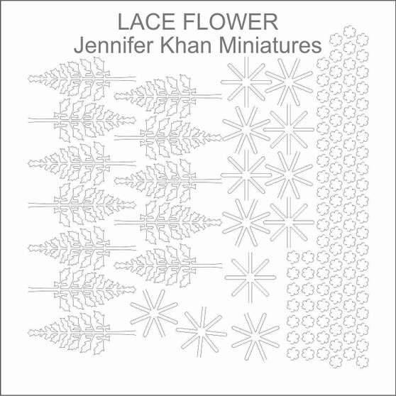 Lace Flower Laser Cut Flower Sheets